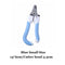 Professional Pet Nail Clippers Dog Cat Stainless Steel Two-color Labor-Saving Nail Clippers Convenient Beauty Cleaning Supplies