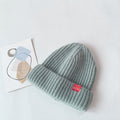 Autumn Winter Solid Color Baby Knitted Hats Kids Girls Boys Beanies Caps Warm Soft Casual Hats for Children