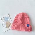 Autumn Winter Solid Color Baby Knitted Hats Kids Girls Boys Beanies Caps Warm Soft Casual Hats for Children