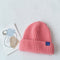 Autumn Winter Solid Color Baby Knitted Hats Kids Girls Boys Beanies Caps Warm Soft Casual Hats for Children
