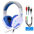 Professional Led Light Gamer Headset for Computer PS4 PS5 Fifa 21 Gaming Headphones Bass Stereo PC Wired Headset With Mic Gifts