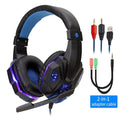 Professional Led Light Gamer Headset for Computer PS4 PS5 Fifa 21 Gaming Headphones Bass Stereo PC Wired Headset With Mic Gifts