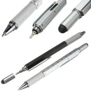 Multi Function Screwdriver Ruler Spirit Level Tool Ballpoint Pen With A Top And Scale Stylus For Touch Screen Tool Pen