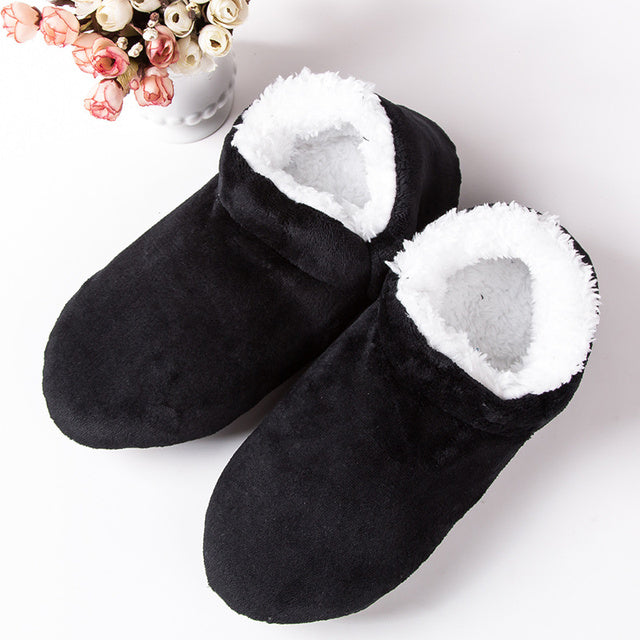 House slippers Male Big size 48 Winter Slippers for Men Suede plush floor Shoes Lazy shoes soft warm Socks slippers