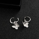 Long Tassel Butterfly Drop Earrings Silver Color 2020 Fashion Hanging Women Earrings Summer Jewelry Girls Party Gift