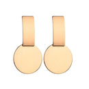 Fashion Statement Earrings 2019 Big Geometric Round Earrings For Women Hanging Dangle Earrings Drop Earing Modern Female Jewelry