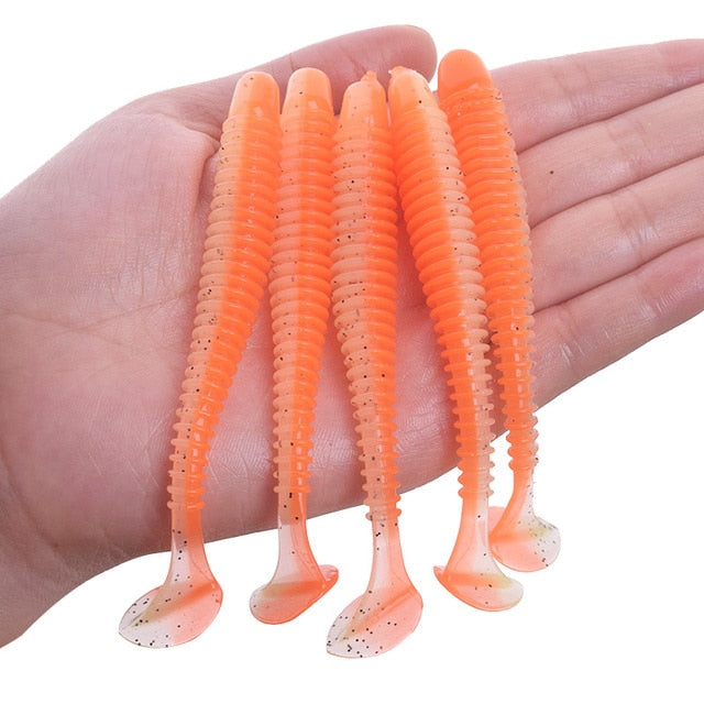 WDAIREN  Soft Lures Silicone Bait 9.5cm 7cm 5cm Goods For Fishing Sea Fishing Pva Artificial Swimbait Wobblers Tackle