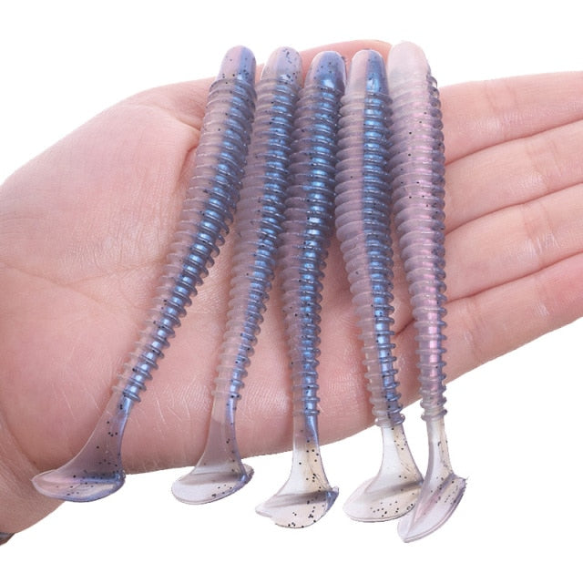 WDAIREN  Soft Lures Silicone Bait 9.5cm 7cm 5cm Goods For Fishing Sea Fishing Pva Artificial Swimbait Wobblers Tackle