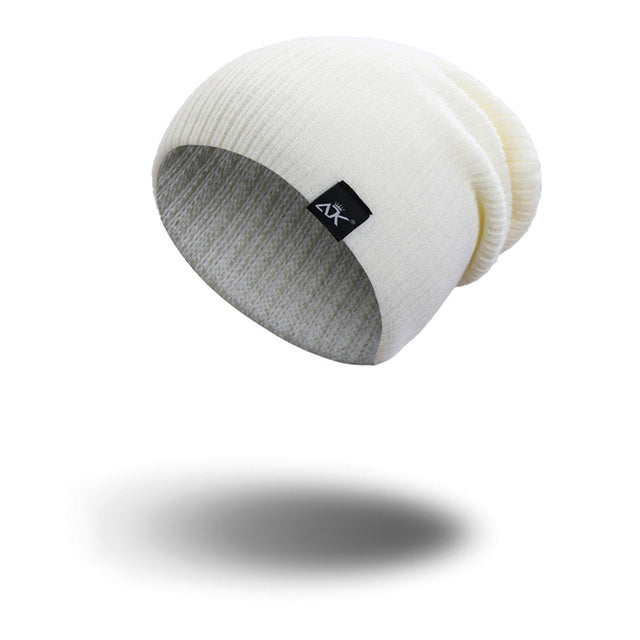 Cotton Blends Men's Beanies For Women Outdoor Bonnet Skiing Hats Unisex Keep warm in winter Solid Color Knitted Hat Hip Hop Cap