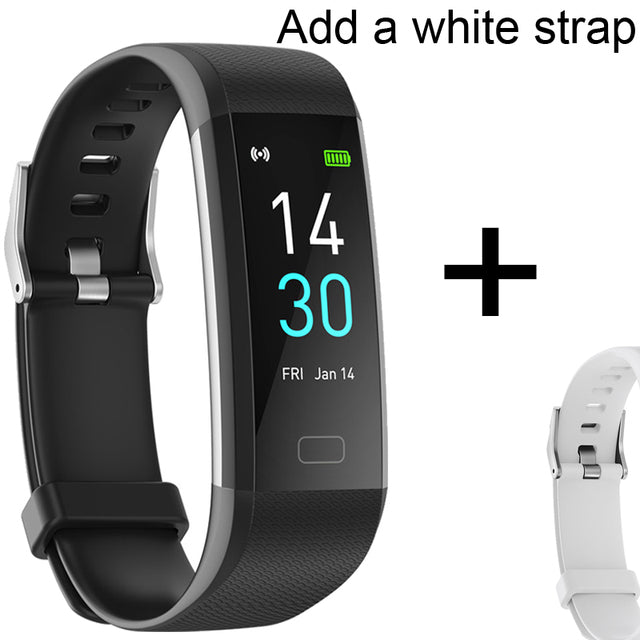 Bluetooth 5.0 Smart Band Watch IP68 Body Thermometer Sport Smart Bracelet Heart Rate Monitor Fitness Tracker Bracelet Men Women