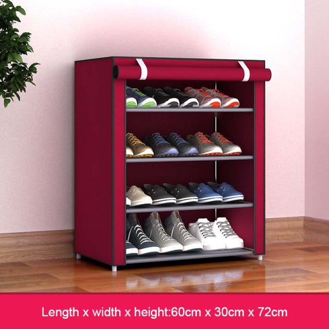 Nonwoven Fabric Simple Shoe cabinets Close to the Door Removable Shoe Rack Organizer Home Furniture Storage Cabinet Shoes Rack