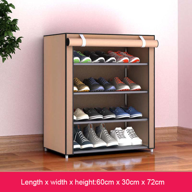Nonwoven Fabric Simple Shoe cabinets Close to the Door Removable Shoe Rack Organizer Home Furniture Storage Cabinet Shoes Rack