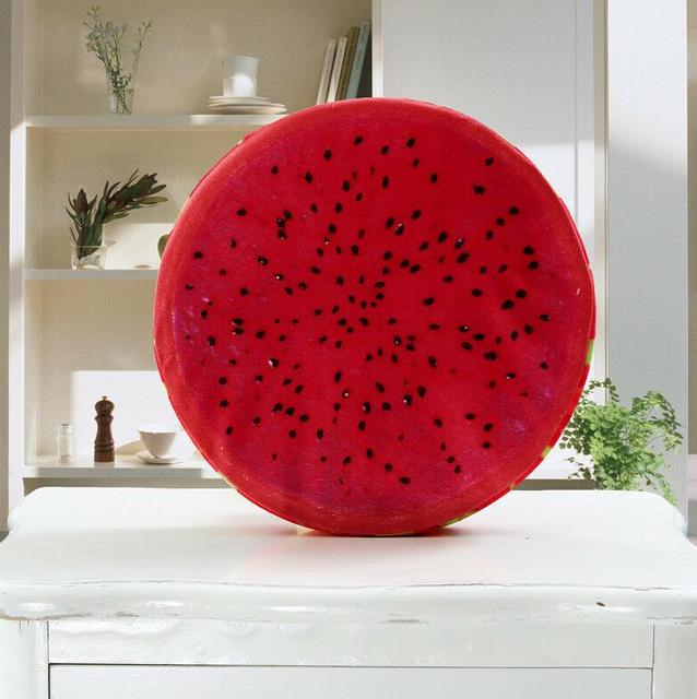 Thicken Fruit Design Round Soft Plush Cushion Tatami Office Chair Cushion Kindergarten Cartoon Cute Seat Pad
