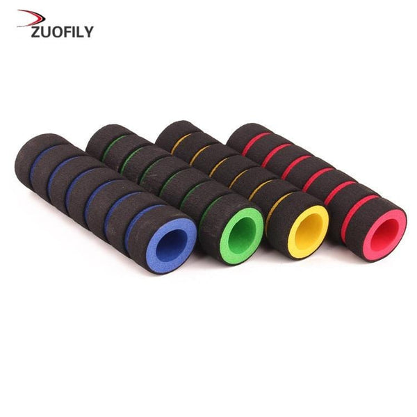 2Pc/1pair Bike Racing Bicycle Motorcycle Handle Bar Foam Sponge Grip Cover Non-slip Soft Handlebar Bike Bar wholesale