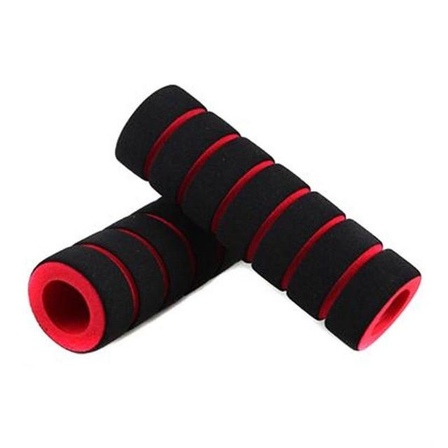 2Pc/1pair Bike Racing Bicycle Motorcycle Handle Bar Foam Sponge Grip Cover Non-slip Soft Handlebar Bike Bar wholesale