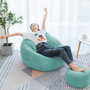 Meijuner Lazy Sofa Cover Solid Chair Covers without Filler/Inner Bean Bag Pouf Puff Couch Tatami Living Room Furniture Cover
