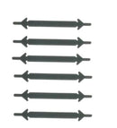 12pcs/Pack Shoes Accessories Elastic Silicone Shoelaces  Creative Lazy Silicone Laces No Tie Rubber  for Casual Sneaker