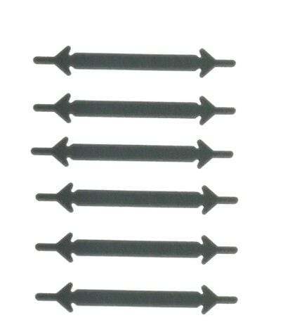 12pcs/Pack Shoes Accessories Elastic Silicone Shoelaces  Creative Lazy Silicone Laces No Tie Rubber  for Casual Sneaker