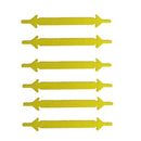 12pcs/Pack Shoes Accessories Elastic Silicone Shoelaces  Creative Lazy Silicone Laces No Tie Rubber  for Casual Sneaker