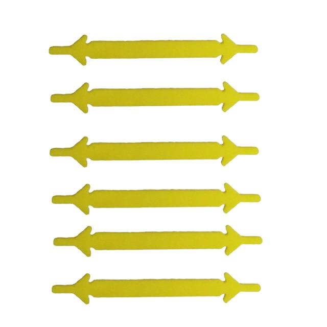 12pcs/Pack Shoes Accessories Elastic Silicone Shoelaces  Creative Lazy Silicone Laces No Tie Rubber  for Casual Sneaker