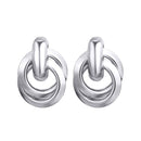 Fashion Metal Women Drop Earrings Hollow Geometric Dangle Earrings for Girls Punk Round Earrings Fashion Brincos Gift