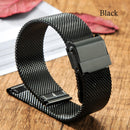 For Huawei GT/GT2 Watch Band 46mm/42mm Milanese Stainless Steel B5 B3 Band Bracelet Universal 16/18/20/22 mm Replacement Strap
