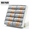 Box Pack Men's Cotton Socks 10Pairs/Box Black Business Men Socks Soft Breathable Summer Winter for Man Boy's Gift Size EUR39-45