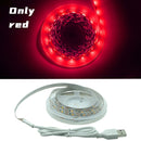 LED Strip Light USB Cable SMD 2835 1M 2M 3M 4M 5M Flexible Lamp Tape Diode 3 Key Control DC5V Desk Screen TV Background Lighting