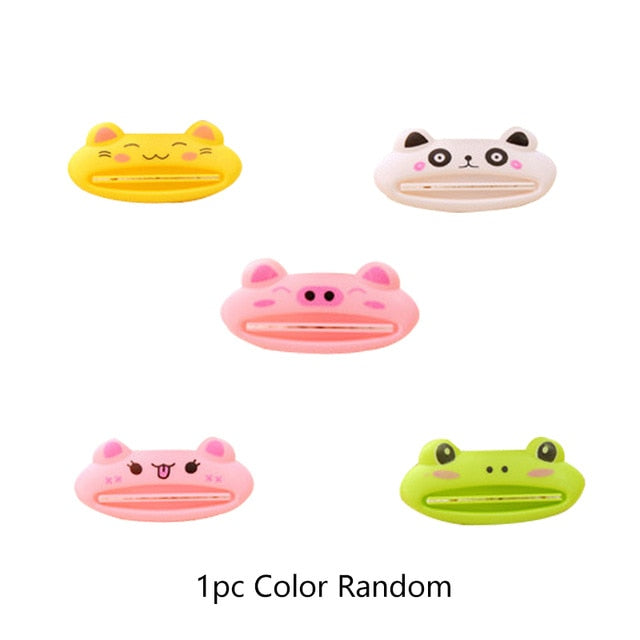 Rolling Toothpaste Device Tube Dispenser Holder Multifunctional Plastic Facial Cleanser Squeezer Press for Bathroom Accessories