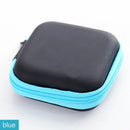 Headphones Storage Box USB Hard Case Earphone Bag Key Coin Bags Waterproof SD Card Cable Earbuds Holder Box round square shape