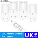 SMATRUL Wireless Remote Control Smart Socket EU UK French Plug Wall 433mhz Programmable Electrical Outlet Switch 220v 230v LED