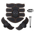EMS Electric Muscle Stimulator Fitness Massage Abdominal Trainer Toner Body Slimming Massager Home Gym Equiment USB Rechargeable