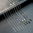 kissme Silver Color Sunglasses Masking Chains For Women Delicate Crystal Eyeglasses Chains 2021 New Fashion Jewelry Wholesale