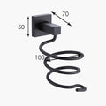 55CM Matte Black Double Towel Bars Bathroom Towel Hanger Space Aluminum Bathroom Accessories Towel Rack Towel Ring  Toilet Brush
