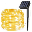 50/100 LEDs Solar Powered Rope Tube String Lights Outdoor Waterproof Fairy Lights Garden Garland For Christmas Yard Decoration