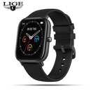 LIGE P8 Smart Watch Men Women smartwatch Sports Fitness Tracker IPX7 Waterproof LED Full Touch Screen suitable For Android ios
