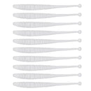 10pcs/Lot Worm Soft Fishing Lures Jig Wobblers 6cm 0.6g Shrimp Odor Additive Silicone Artificial Baits Bass Carp Pesca Tackle