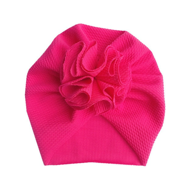 Cute Flower Baby Hat Toddler Turban Infant Head wraps Kids Bonnet Newborn Toddler Beanie Cap for  0-18m