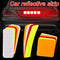 10pcs Car Door Sticker Decal Warning Mark Tape Reflective Sticker Reflective Strip OPEN High Sign Safety Light Reflector Strip