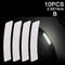 10pcs Car Door Sticker Decal Warning Mark Tape Reflective Sticker Reflective Strip OPEN High Sign Safety Light Reflector Strip