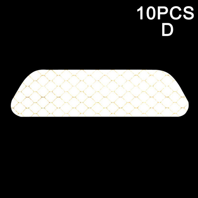 10pcs Car Door Sticker Decal Warning Mark Tape Reflective Sticker Reflective Strip OPEN High Sign Safety Light Reflector Strip