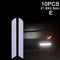 10pcs Car Door Sticker Decal Warning Mark Tape Reflective Sticker Reflective Strip OPEN High Sign Safety Light Reflector Strip