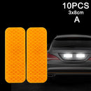 10pcs Car Door Sticker Decal Warning Mark Tape Reflective Sticker Reflective Strip OPEN High Sign Safety Light Reflector Strip