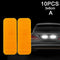 10pcs Car Door Sticker Decal Warning Mark Tape Reflective Sticker Reflective Strip OPEN High Sign Safety Light Reflector Strip