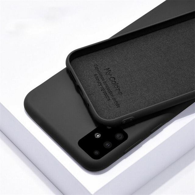 For Samsung A50 A70 A51 A71 S8 S9 S10E S20 FE Plus Liquid Silicone Soft Case Cover For Galaxy Note 8 9 Plus A20 A30 A40 S7 Edge