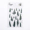Mohamm 1Pcs Flat Spring To Flower Series Decoration Sticker PET Creative Stationary School Supplies