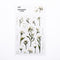 Mohamm 1Pcs Flat Spring To Flower Series Decoration Sticker PET Creative Stationary School Supplies
