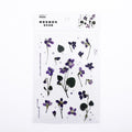 Mohamm 1Pcs Flat Spring To Flower Series Decoration Sticker PET Creative Stationary School Supplies