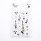 Mohamm 1Pcs Flat Spring To Flower Series Decoration Sticker PET Creative Stationary School Supplies