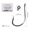 100pcs/ Box Japan Izu Fish Hook High Carbon Steel Barbed In Fly Fishing Hook Worm Pond Fishing Bait Holder Jig Hole Pesca Hooks
